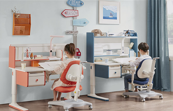 Ergonomic Study Desk